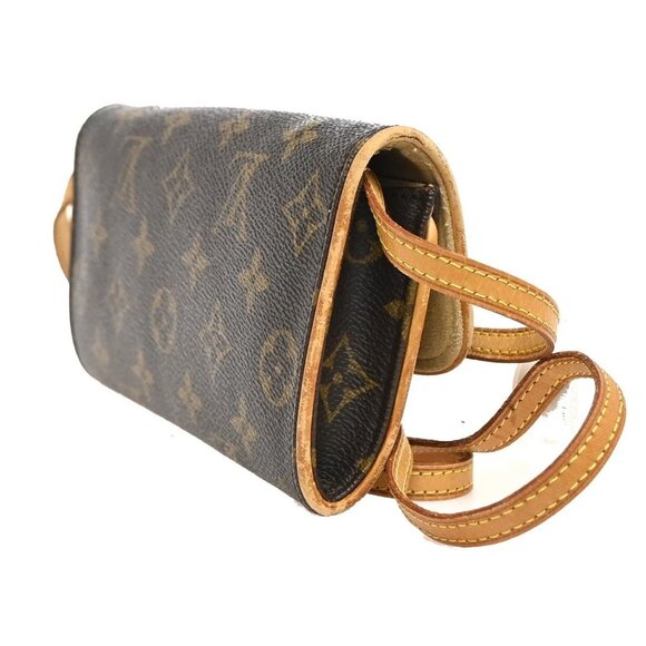 LOUIS VUITTON Pochette Twin PM 2Way Shoulder Clutch Bag Monogram M51854 33EF207 - Picture 4 of 16